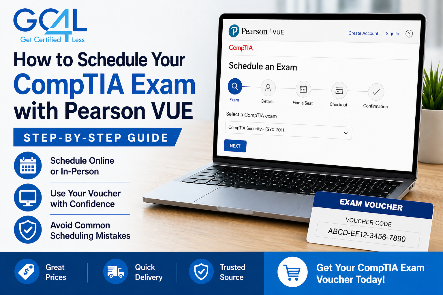 How to Schedule a CompTIA Exam with Pearson VUE (Step-by-Step Guide ...