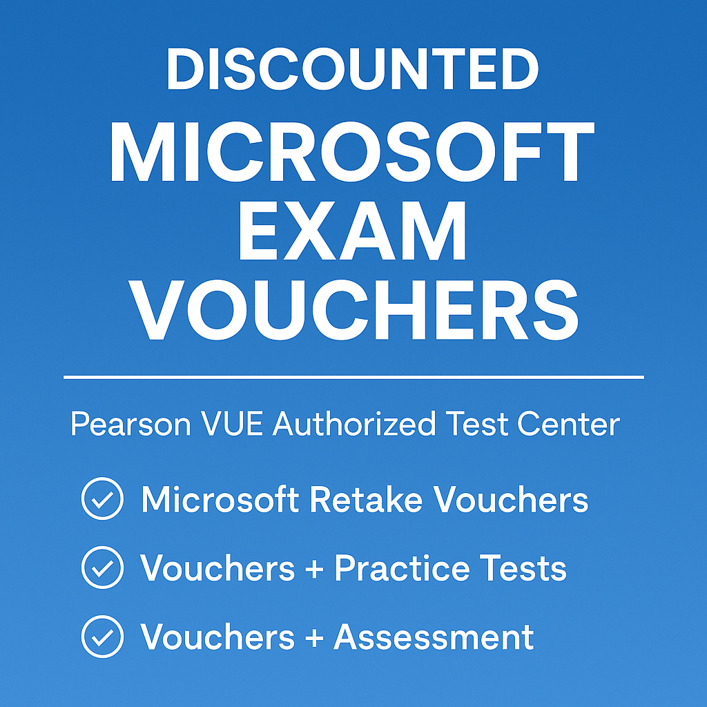 Discounted Microsoft Exam Vouchers & Practice Tests | Pearson VUE Partner