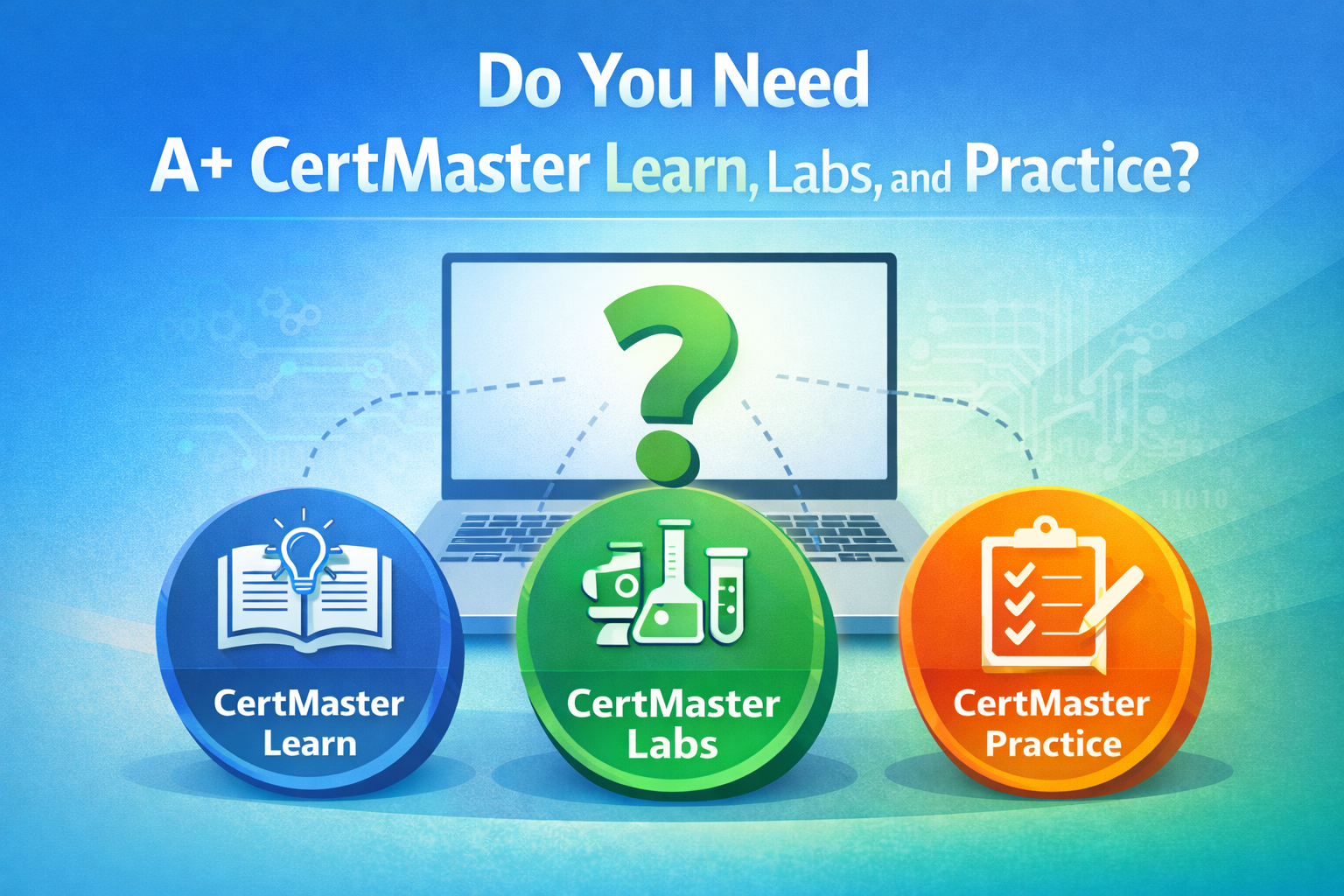 Do You Really Need A+ CertMaster Learn, Labs, and Practice? | GetCertified4Less