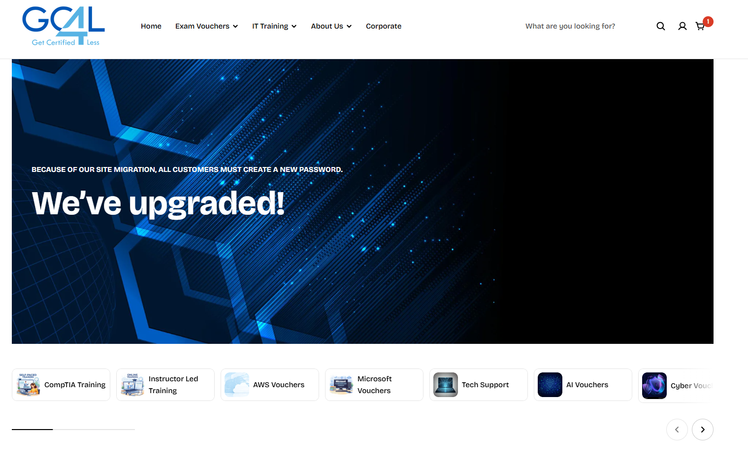 🎉 GetCertified4Less Launches a New Website Experience