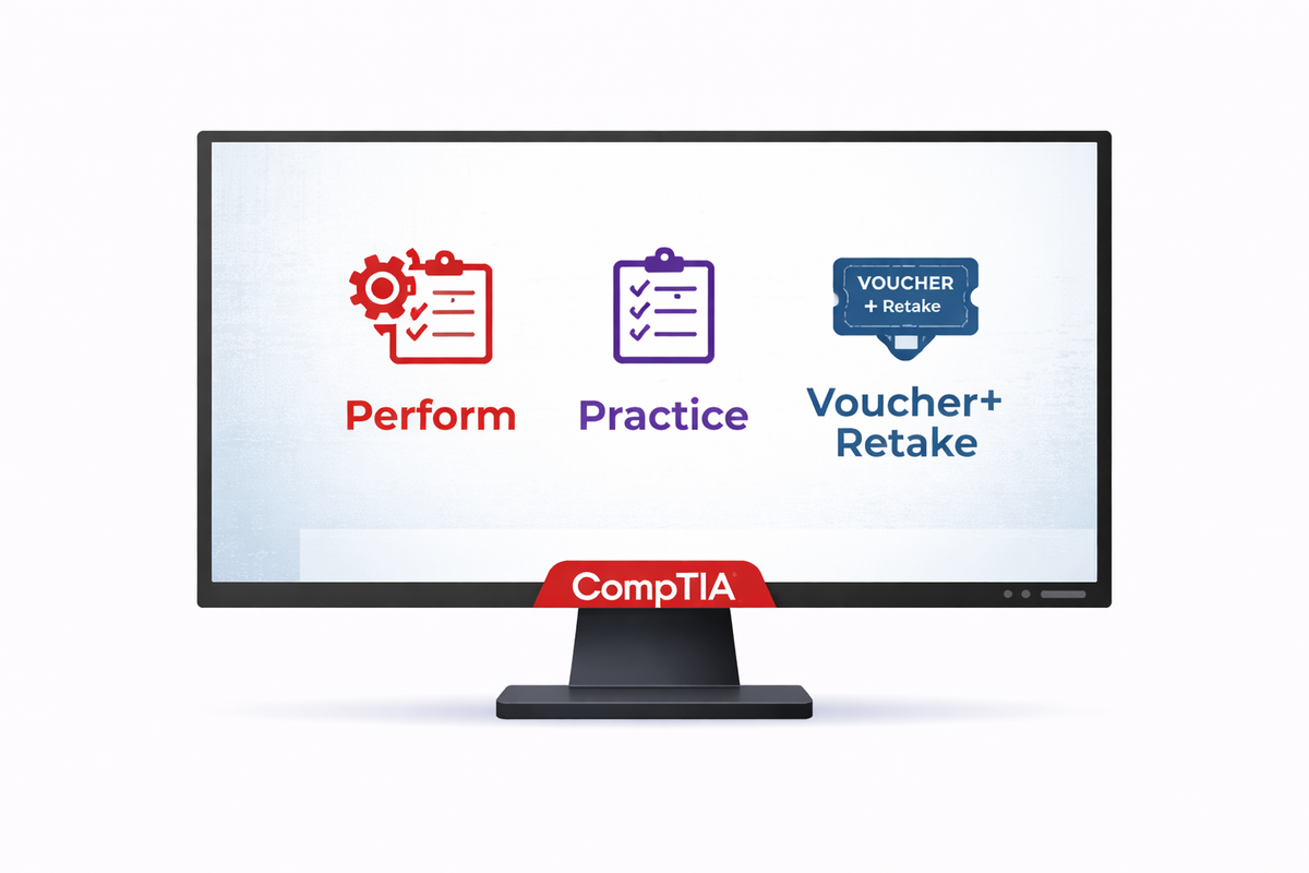 CompTIA A+ Complete Bundle Core 2 Voucher + Retake – Get Certified 4 Less